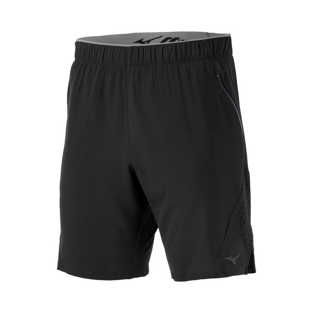 Calções Mizuno Corrida Alpha 9" - Homem - Pretas - LRTAN5910